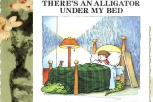 儿童绘本故事《鳄鱼在我床下》PPT 中英文版