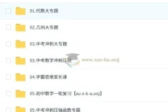 状元数学刘校长初中基础+拔高合集