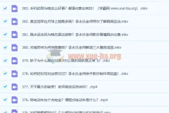 李永乐老师385个物理科普视频 从日常生活中学习物理 分享