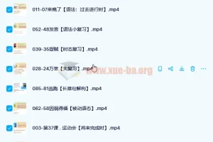 英语名师Frank 新概念二册96讲完整带讲义