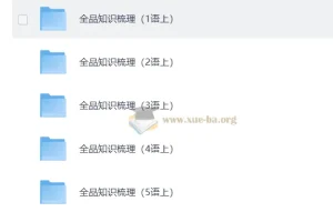 2025 小学语文1-6年级全品知识梳理