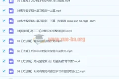 2024高三高考数学 王伟数学 二轮寒假班