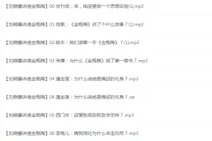 《刘晓蕾讲透金瓶梅》全20讲 最懂女人的是金瓶梅[mp3]