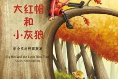 儿童绘本故事《大红帽和小灰狼 》PPT