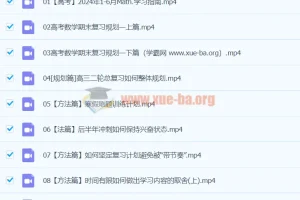 2024高三高考数学 王伟数学 二轮寒假班