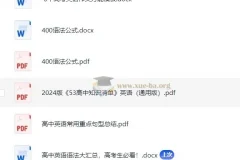 清华学霸400个语法公式