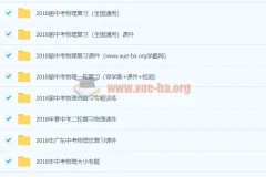 2018初中物理中考总复习全套资料