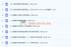2022新电影自习室合集摄影篇+剪辑篇+视听语言篇【画质高清有部分素材】