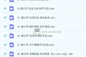 【国学】谢路军解读道德经智慧29集