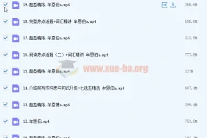 高中英语 2023高二英语 牟恩博 a暑假班 更新19讲