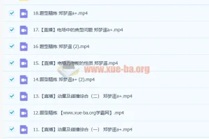 2023高考物理【郑梦瑶】a+全年班 一轮暑假班 秋季班更新20讲