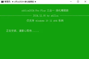 微软 Windows Microsoft Office 365 xb21cn 精简版[Office365 安装即用]