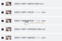 卷卷老师流行声乐课训练营 77GB