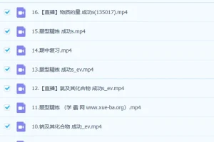 2023高一化学 成功 S 暑假班 秋季班更新17讲