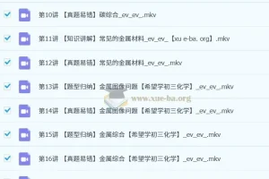 2024 初中化学 初三化学 陈谭飞 秋季下A+
