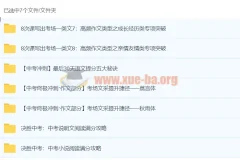初中语文专题包