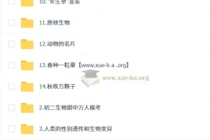 张雨桐 初二生物科学思维培训班（秋下·全国版·A+·专属）