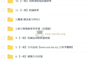 杨萌 2026初三中考物理科学思维培训班（春上·全国版·S）