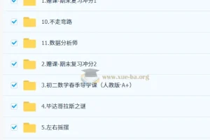 朱韬 初中数学 初二数学数理思维培训班（春上·全国版·S）