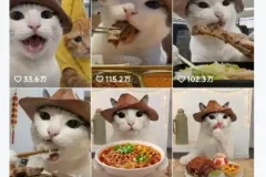 抖音可爱猫咪生活日记视频，涨粉快流量稳+多平台分发