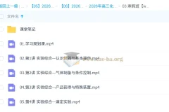 李伟 2026高三 高考化学 尖端寒假班 更新中