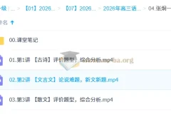 张炯一 2026高三高考语文 二轮A+尖端春季班
