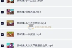 BBC少儿英语启蒙动画 大块头和小不点 Big And Small (中英双版)