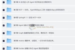 多 Agent+Skills+SpringAI 构建自主决策智能体（前11章）