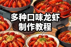 多种口味龙虾制作配方技术教程v开店家用必备