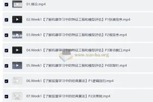 【深度之眼】百面机器学习+LeetCode刷题-算法面试班-第四期