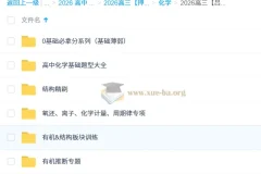 2026高三高考化学 吕子正 冲刺睛班