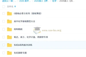 2026高三高考化学 吕子正 冲刺睛班
