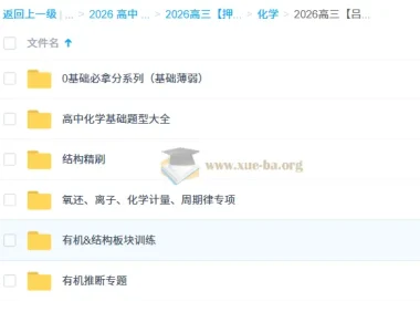 2026高三高考化学 吕子正 冲刺睛班