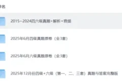 2026上半年 大学英语四六级备考资料合集 128GB