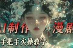 抖音80W粉丝博主，付费AI漫剧教学课程