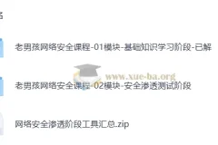 老男孩 网络安全20期金牌班