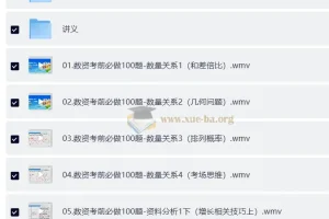 2026年数资考前必做100题【邓健&左宏帅】