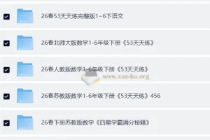 2026小初高教辅集