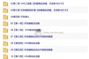 开课吧 并发编程与JVM领域进阶计划