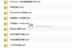 千锋Echarts+Vue3.0 大数据可视化项目构建