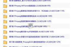C++音视频实战-FFmpeg基础到工程-多路H265监控录放开发