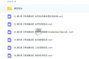 林森 2026高三 高考化学 密训班