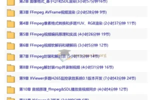 C++音视频实战-FFmpeg基础到工程-多路H265监控录放开发
