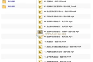 无伤跑姿有氧核心 从入门到高手跑步技巧教程 短跑、半马、全马、超马＋2000首跑步音乐