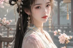 古风美少女角色制作 从建模到渲染全流程 手把手教学