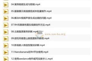 AI视频实战落地全流程课程｜零基础精通多平台AI创作，覆盖带货、广告、数字人、剧情短片，解锁副业接单新收入