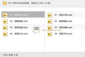 AI全自动电商，保底日入500+