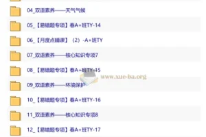【2026初一春下】双语素养自主学习·TY·A+ 张宇菲-崔晓凡