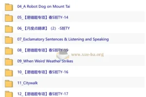 【2026初一春下】双语素养自主学习·TY·S 陈浩
