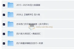 大学英语 四六级 复习资料包合集